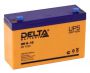 Автомобильный аккумулятор Delta Battery HR 6-12 12А/ч-6Vст EN1 - - 151x50x94 -