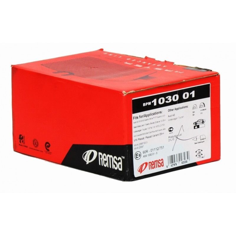 REMSA 073300 дисковые, задняя ось